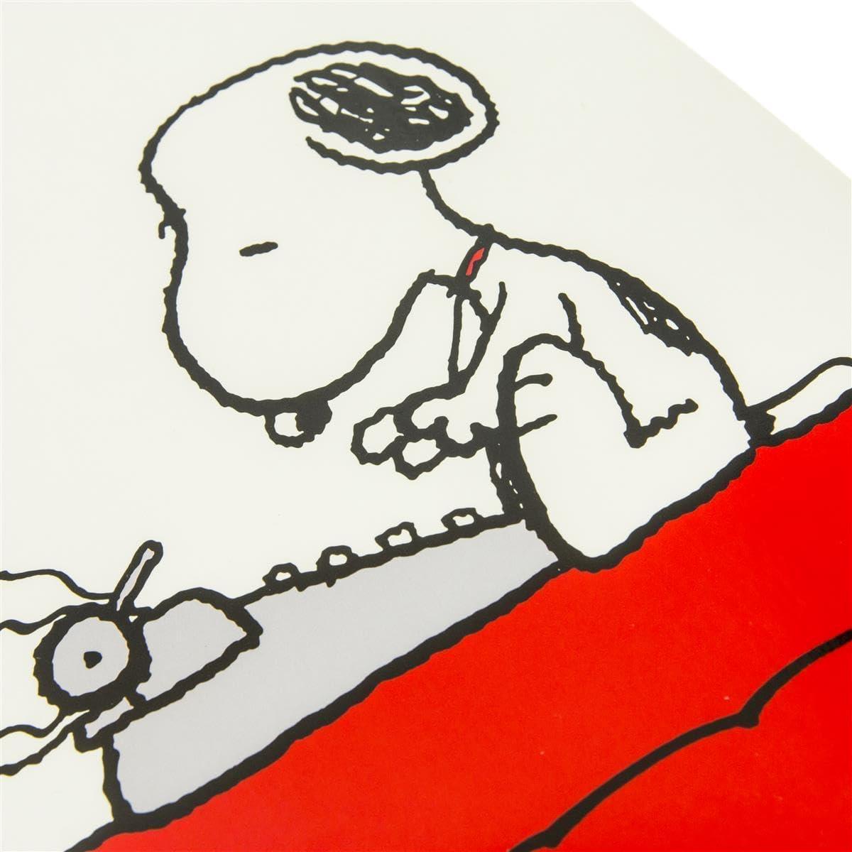 image:imageGraphique Soft Cover Journal Peanuts Typewriter Design  200 Ruled Pages Cute Snoopy Design on Cover 6 x 825 x 5  Durable Notebook for Notes Lists Recipes and MorePeanuts Typewriter