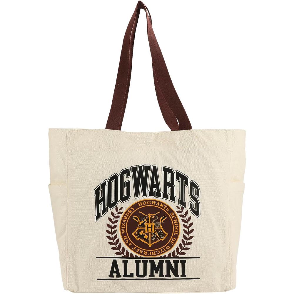 image:imageBioworld Adult 155 Canvas Tote BagHarry Potter Hogwarts Alumni