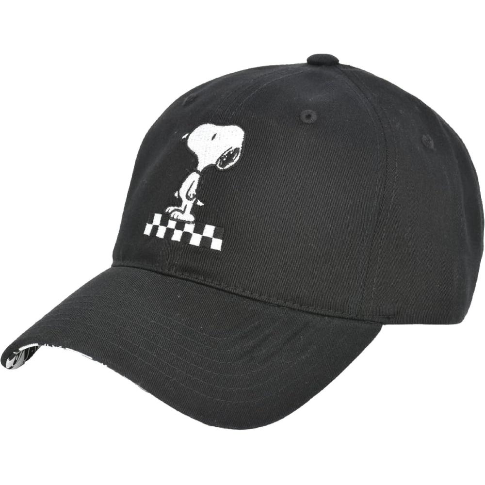 image:imageConcept One UnisexAdult Peanuts Snoopy Dad Hat Adult Baseball Cap with Curved BrimBlack