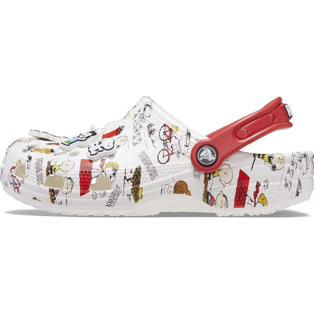 image:imageCrocs UnisexAdult Classic Peanuts Snoopy ClogWhiteMulti