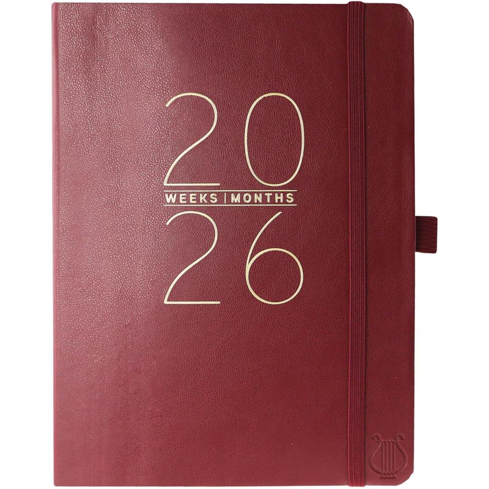 image:imageGraphique 2026 Apollo Business Planner  18 Month Organizer July 2025  Dec 2026  Weekly amp Monthly Spreads  ToDo List amp Note Pages  Pen Loop  Vegan Leather  Sage Peanuts Typewriter  6 x 8Gold