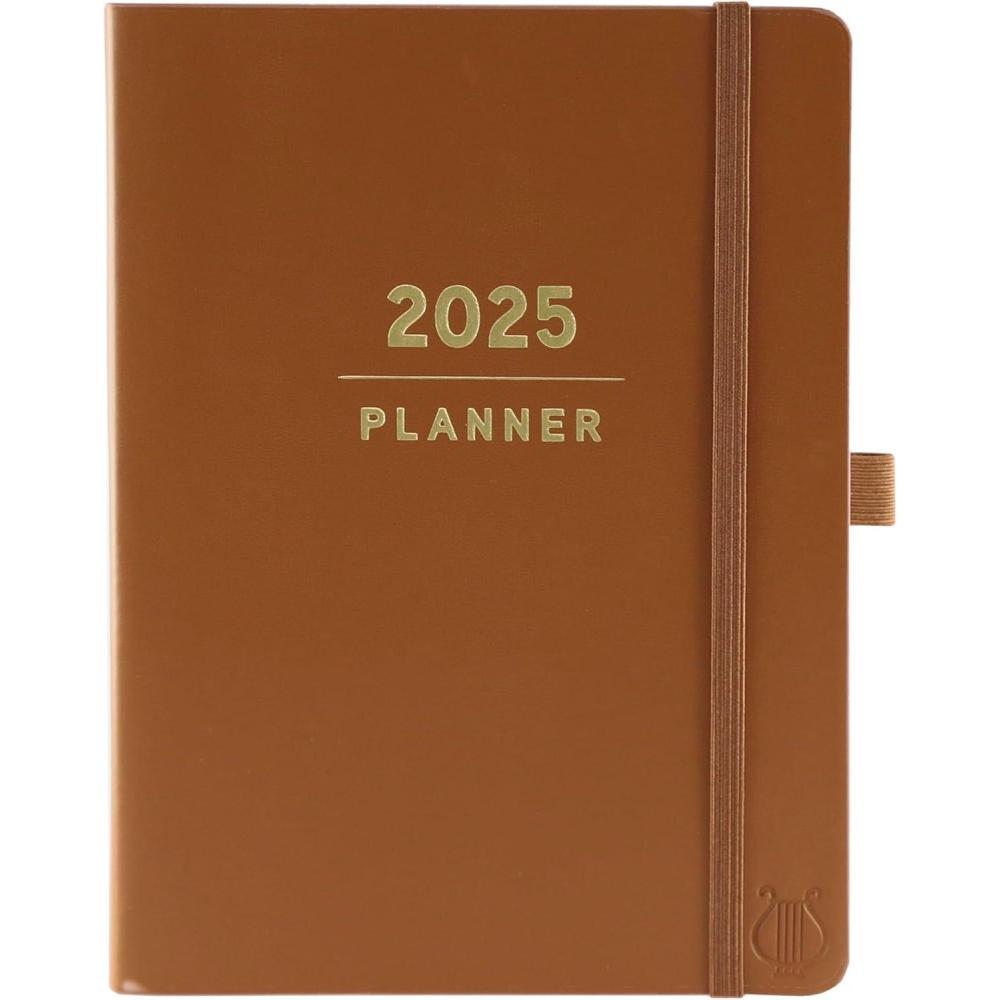 image:imageGraphique 2026 Apollo Business Planner  18 Month Organizer July 2025  Dec 2026  Weekly amp Monthly Spreads  ToDo List amp Note Pages  Pen Loop  Vegan Leather  Sage Peanuts Typewriter  6 x 8Classic Brown