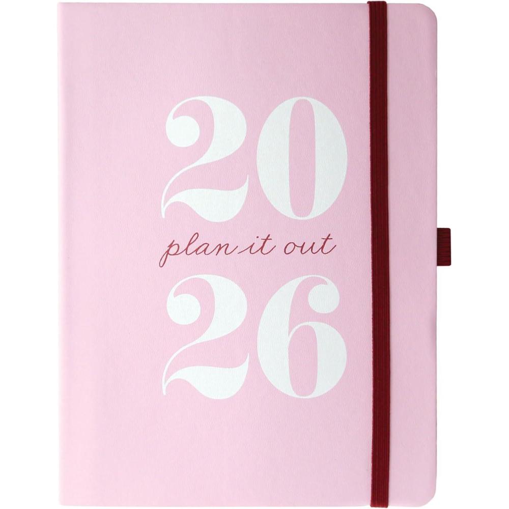 image:imageGraphique 2026 Apollo Business Planner  18 Month Organizer July 2025  Dec 2026  Weekly amp Monthly Spreads  ToDo List amp Note Pages  Pen Loop  Vegan Leather  Sage Peanuts Typewriter  6 x 8Pink Plan It