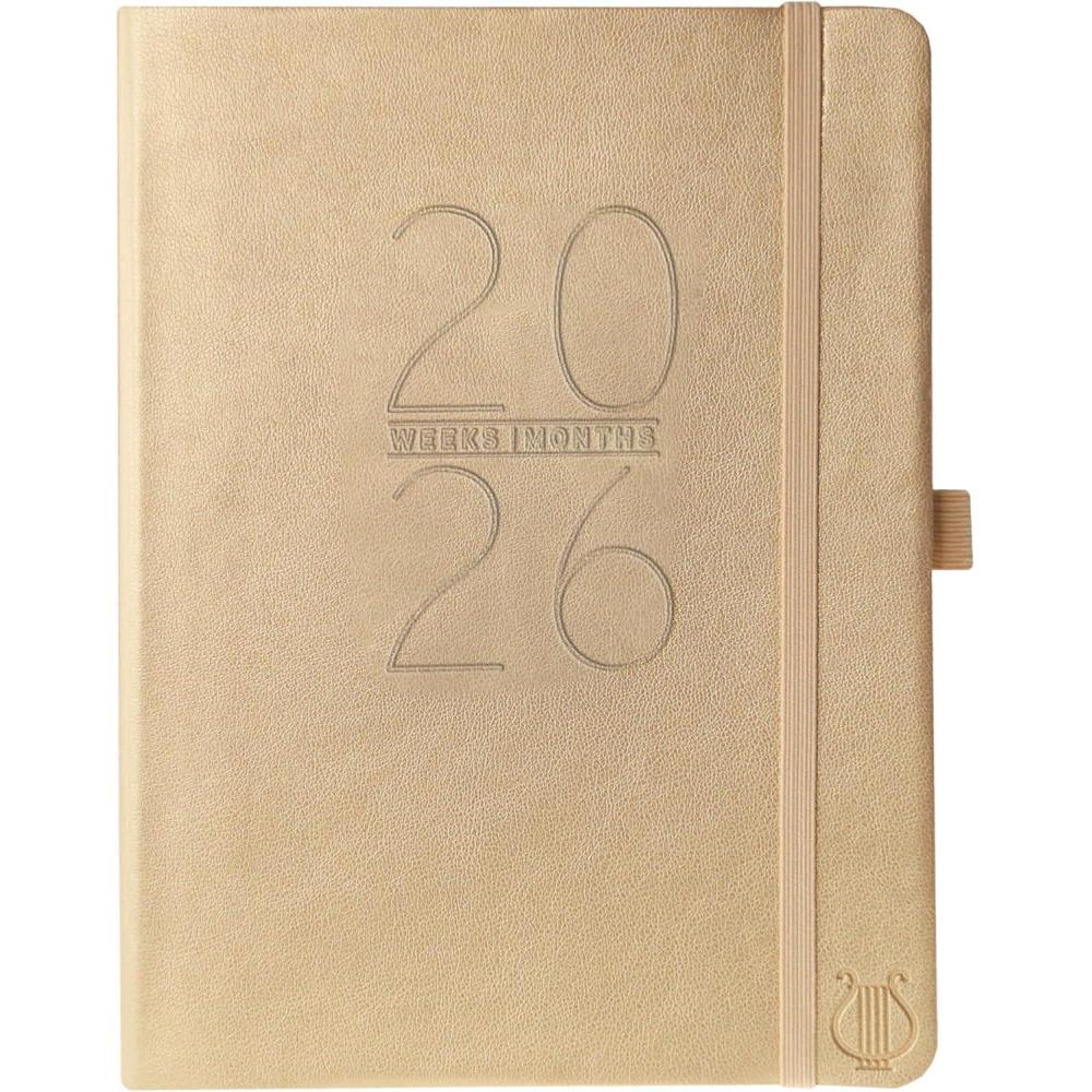 image:imageGraphique 2026 Apollo Business Planner  18 Month Organizer July 2025  Dec 2026  Weekly amp Monthly Spreads  ToDo List amp Note Pages  Pen Loop  Vegan Leather  Sage Peanuts Typewriter  6 x 8Red