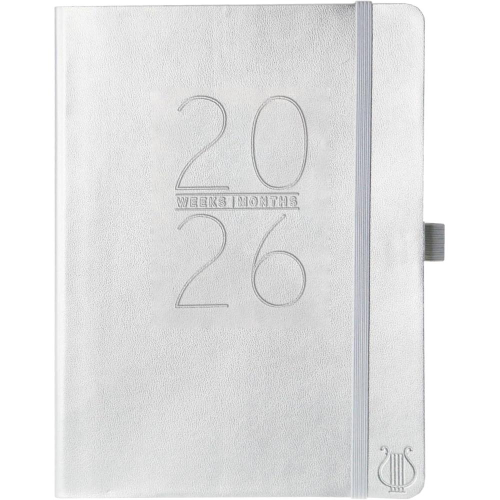 image:imageGraphique 2026 Apollo Business Planner  18 Month Organizer July 2025  Dec 2026  Weekly amp Monthly Spreads  ToDo List amp Note Pages  Pen Loop  Vegan Leather  Sage Peanuts Typewriter  6 x 8Silver