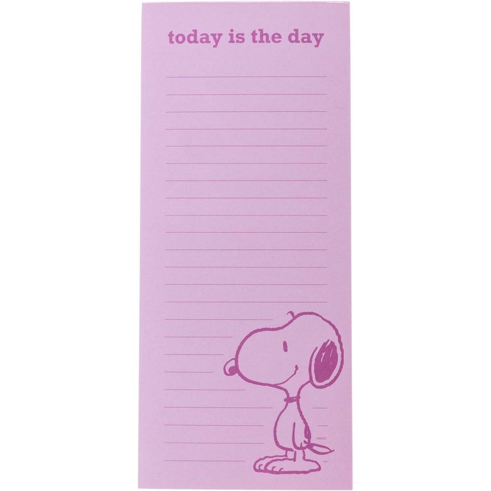 image:imageGraphique Magnetic Notepad  Peanuts Gang Grocery and Shopping List  Fun Decorative ToDo List  Perfect House Warming Gifts  100 Tear off Sheets 4 x 925 x 5Pink Snoopy