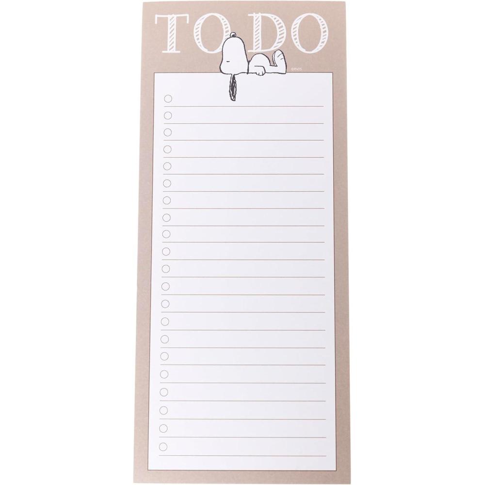 image:imageGraphique Magnetic Notepad  Peanuts Gang Grocery and Shopping List  Fun Decorative ToDo List  Perfect House Warming Gifts  100 Tear off Sheets 4 x 925 x 5white