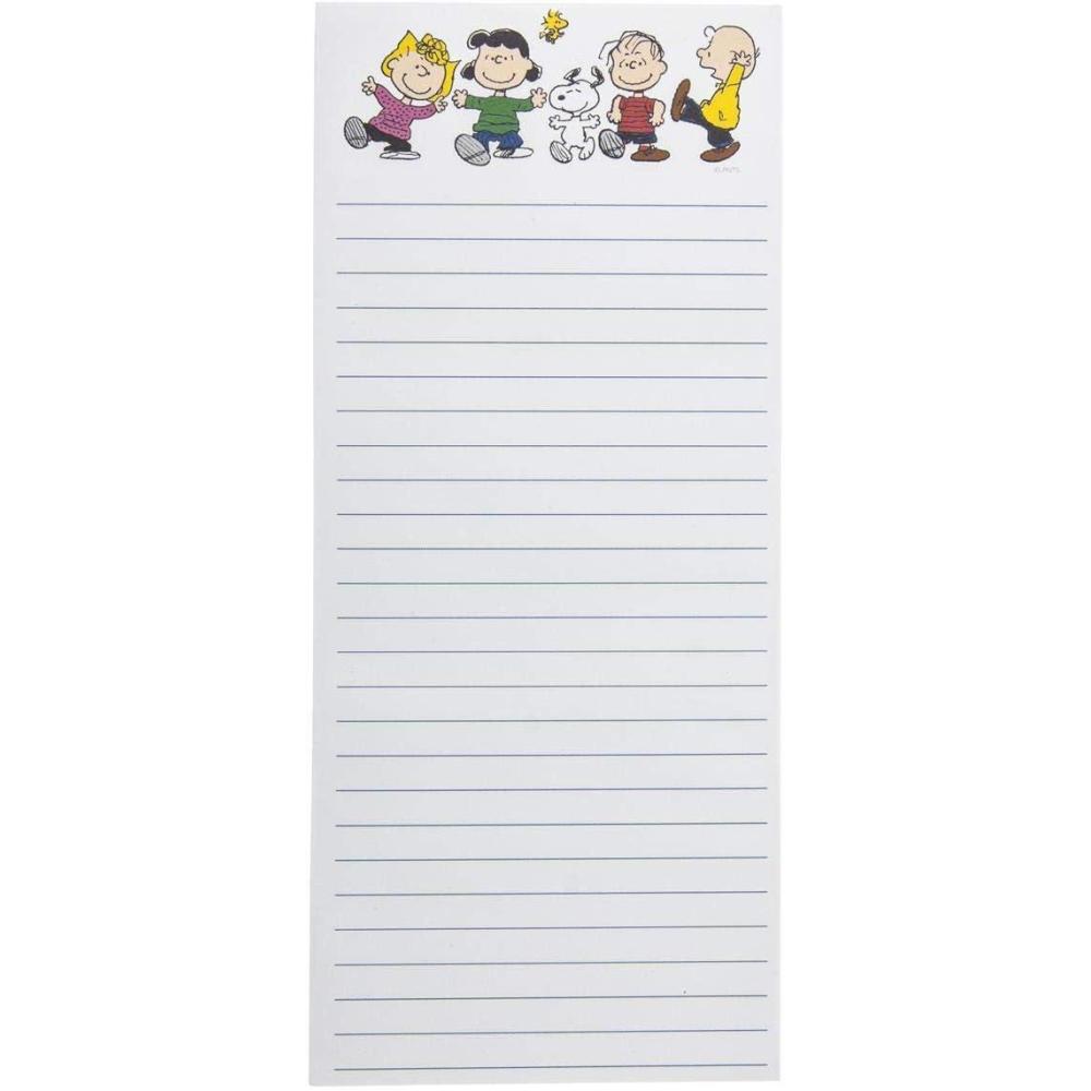 image:imageGraphique Magnetic Notepad  Peanuts Gang Grocery and Shopping List  Fun Decorative ToDo List  Perfect House Warming Gifts  100 Tear off Sheets 4 x 925 x 5Peanuts Gangs