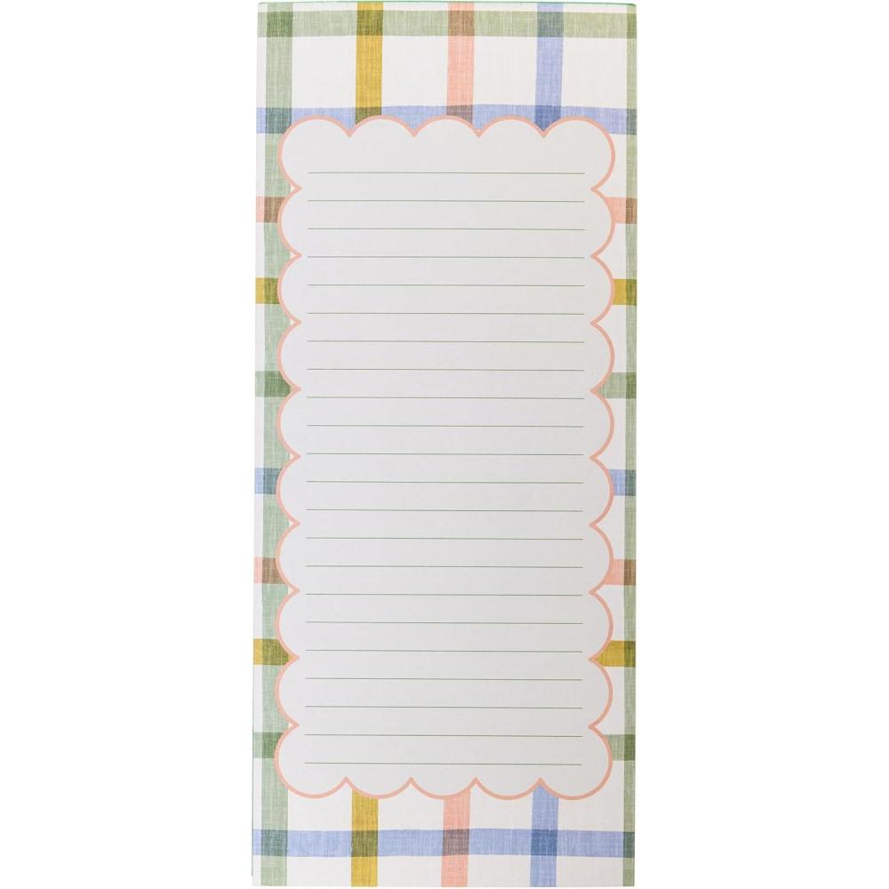 image:imageGraphique Magnetic Notepad  Peanuts Gang Grocery and Shopping List  Fun Decorative ToDo List  Perfect House Warming Gifts  100 Tear off Sheets 4 x 925 x 5Plaid