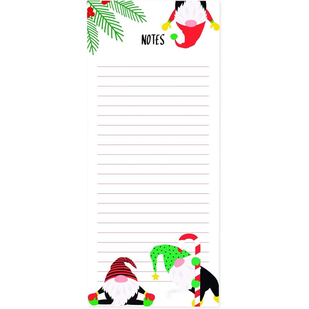 image:imageGraphique Snoopy Scarf Train Magnetic Notepad  100 TearAway Sheets  Grocery Shopping ToDo List  Writing Pad for Fridge Kitchen Office  Lined Paper  Great Gift  4 x 925Gnomies