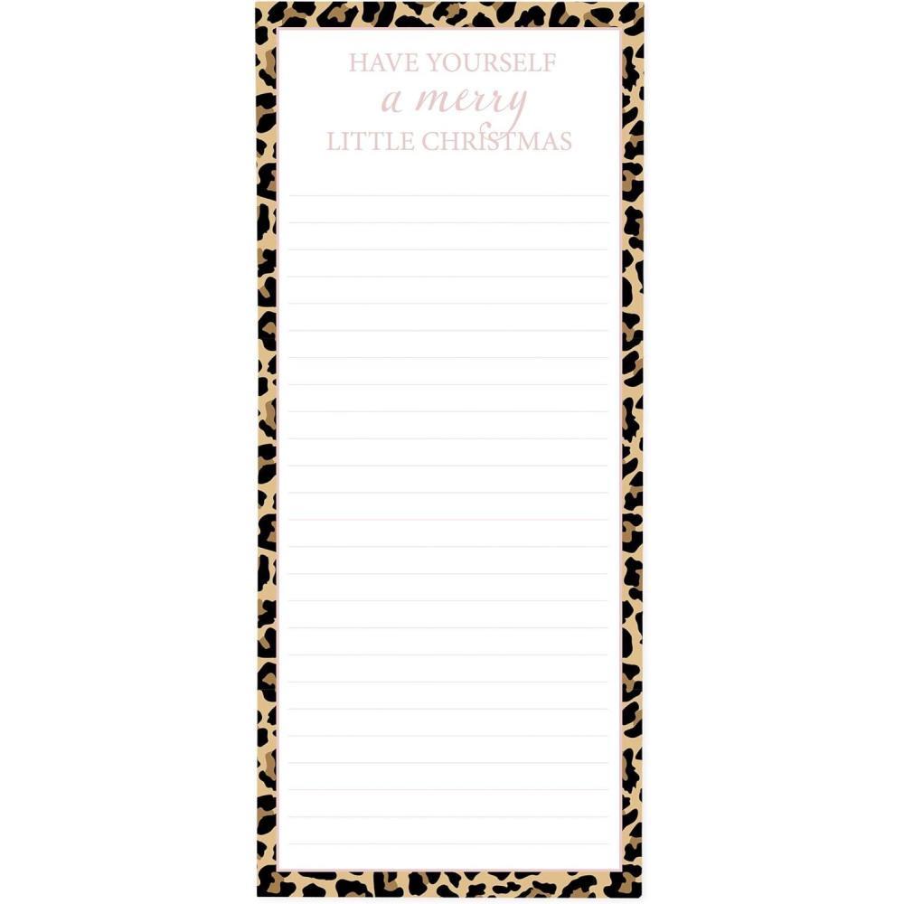 image:imageGraphique Snoopy Scarf Train Magnetic Notepad  100 TearAway Sheets  Grocery Shopping ToDo List  Writing Pad for Fridge Kitchen Office  Lined Paper  Great Gift  4 x 925Cheetah Print