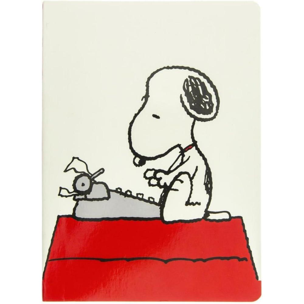 image:imageGraphique Soft Cover Journal Peanuts Typewriter Design  200 Ruled Pages Cute Snoopy Design on Cover 6 x 825 x 5  Durable Notebook for Notes Lists Recipes and MorePeanuts Typewriter