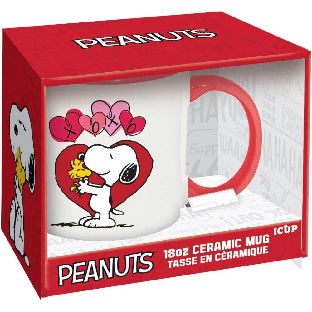 image:imageICUP Peanuts XOXO 18oz Ceramic Mug  Officially Licensed Peanuts Merchandise amp Collectibles