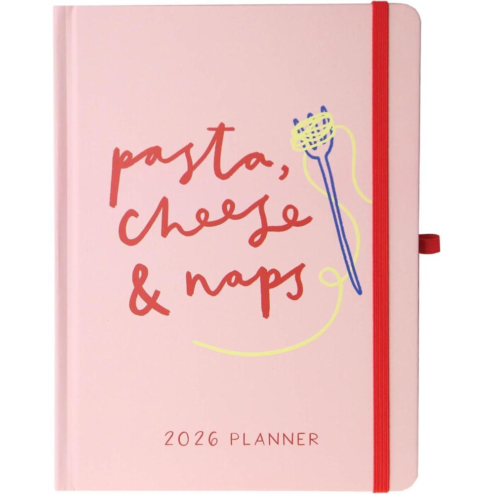 image:imageJuly 2025  Dec 2026 Planner by Graphique Weekly and Monthly Planner 18 Months Calendar Hardcover Peanuts Pink Floatie 6 x 8Pasta