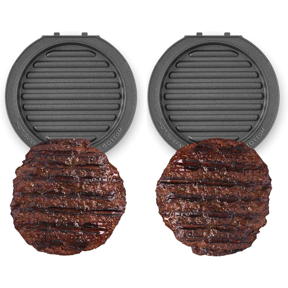 image:imagePeanuts x Dash MultiMaker Mini 2pc Plate Pack Snoopy with Heart amp Charlie Brown with HeartGrill  Grill