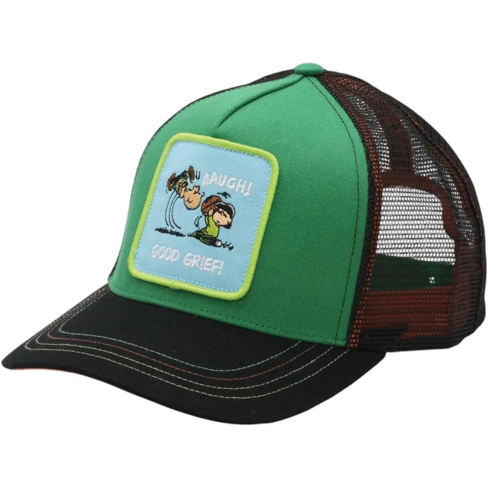image:imagePeter Grimm Peanuts Cartoon Collection Trucker Hat  Adjustable Baseball CapGood Grief