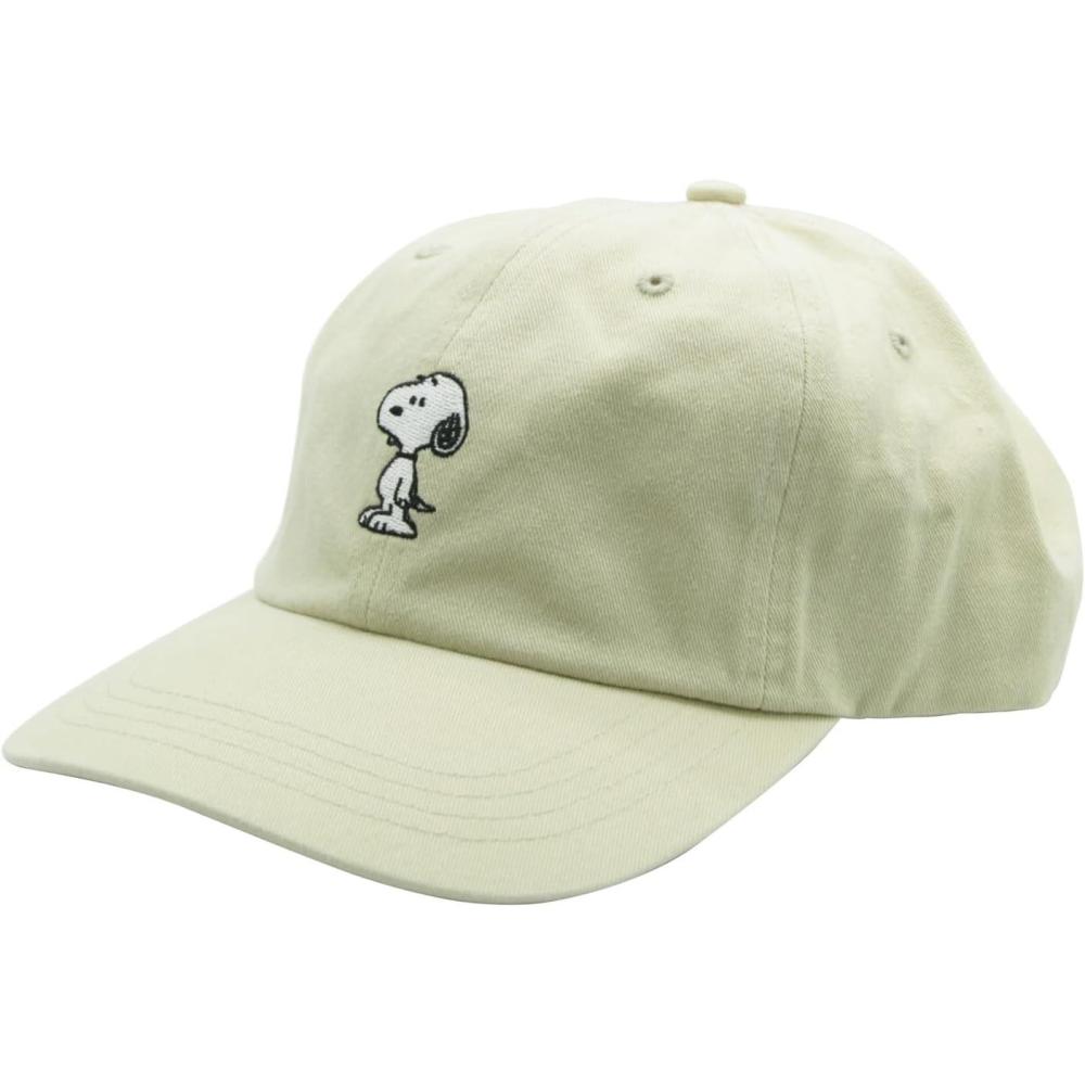 image:imagePeter Grimm Peanuts Cartoon Collection Trucker Hat  Adjustable Baseball CapSnoopy Dad Ivory