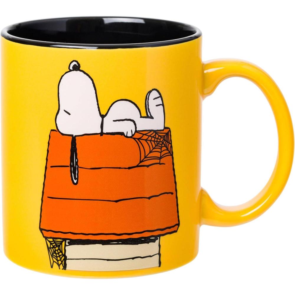 image:imageSilver Buffalo Peanuts Snoopy and Woodstock Get Cozy Ceramic Camper Mug 20 OuncesPeanuts Trick or Treat
