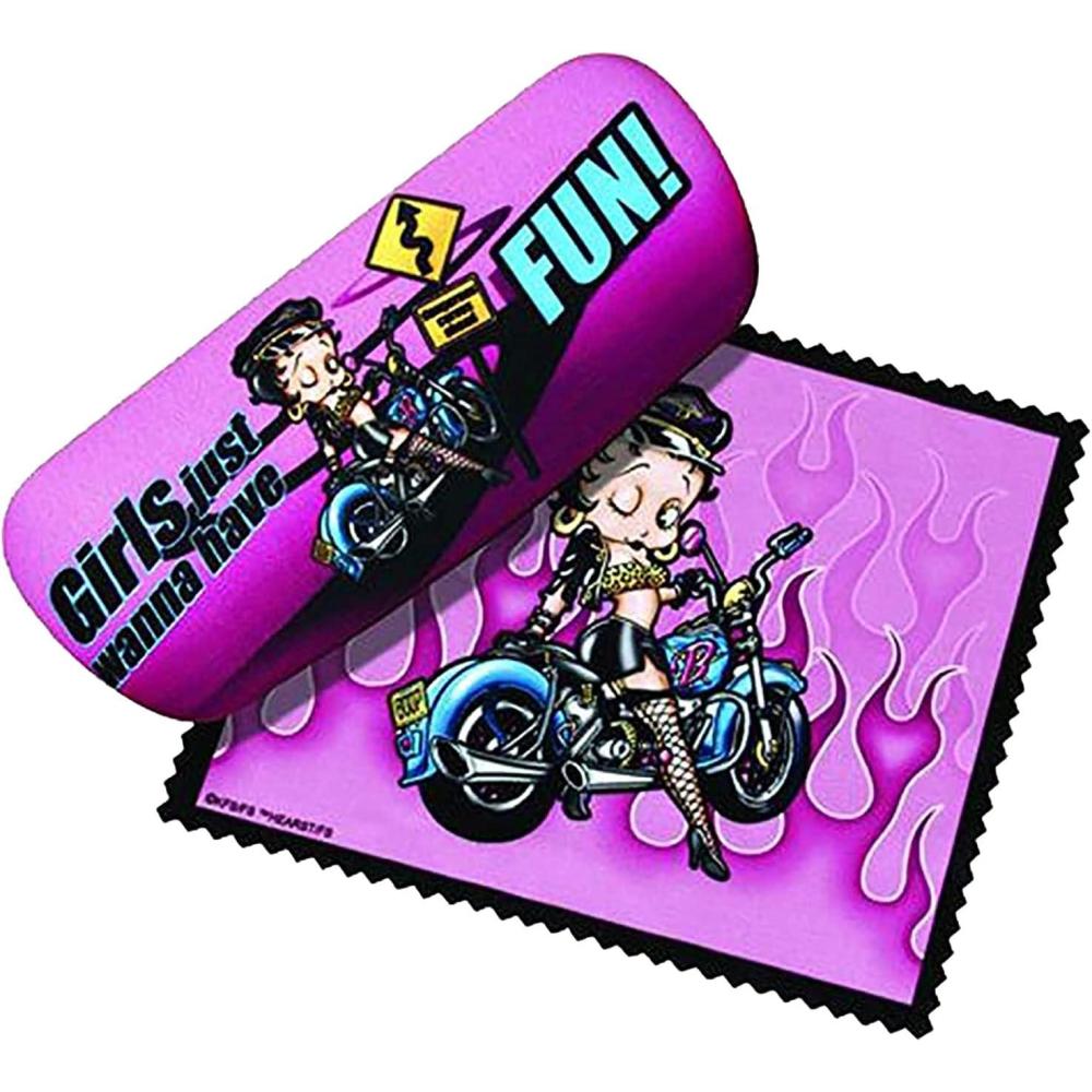 image:imageSpoontiques Peanuts Eyeglass CaseBetty Boop Biker