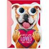 Dog with Googly Eyes  Valentine's Card