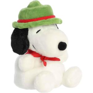 Aurora® Adorable Peanuts® Palm Pals™ Beagle Scout Snoopy™ Stuffed Animal – Officially Licensed Toys for All Snoopy Fans – Nostalgic Gift for Adults and Birthday Celebrations – White 6 Inches