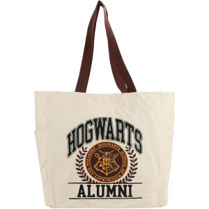 Bioworld Adult 15.5″ Canvas Tote Bag(Harry Potter Hogwarts Alumni)