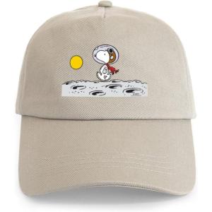 CafePress Space Snoopy Cap Adjustable Baseball Cap(Khaki)