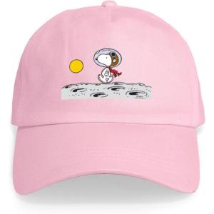CafePress Space Snoopy Cap Adjustable Baseball Cap(Pink)