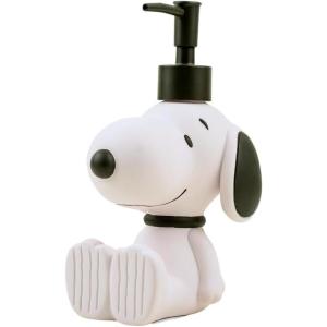Collectibles Peanuts Snoopy Soap/Lotion/Hand Sanitizer Resin Pump Dispenser, 10.01 Ounces, (Officially Licensed Product) by Franco(White – Snoopy Pump Dispenser)