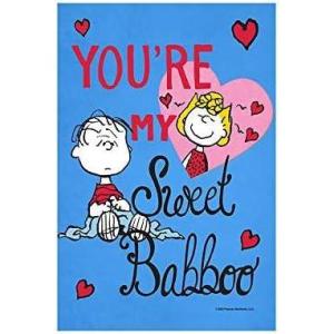 Flagology, PEANUTS You’re My Sweet Babboo Funny Valentine’s Day Garden Flag 12.5″ x 18″, Officially Licensed Peanuts