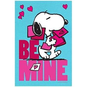 Flagology.com, PEANUTS®, PEANUTS® Be Mine Snoopy – Garden Flag 12.5″ x 18″, Officially Licensed PEANUTS®, Valentine’s Day