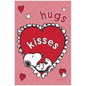 Flagology.com, PEANUTS®, PEANUTS® Snoopy Love Heart – House Flag 28″ x 40″, Officially Licensed PEANUTS®, Valentine’s Day