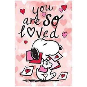 Flagology.com, PEANUTS®, PEANUTS® You Are So Loved Snoopy – Garden Flag 12.5″ x 18″, Officially Licensed PEANUTS®, Valentine’s Day