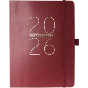 Graphique 2026 Apollo Business Planner | 18 Month Organizer, July 2025 – Dec. 2026 | Weekly & Monthly Spreads | To-Do List & Note Pages | Pen Loop | Vegan Leather | Sage Peanuts Typewriter | 6” x 8”(Gold)