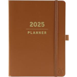 Graphique 2026 Apollo Business Planner | 18 Month Organizer, July 2025 – Dec. 2026 | Weekly & Monthly Spreads | To-Do List & Note Pages | Pen Loop | Vegan Leather | Sage Peanuts Typewriter | 6” x 8”(Classic Brown)