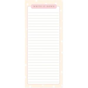 Graphique Magnetic Notepad – Peanuts Gang Grocery and Shopping List – Fun Decorative To-Do List – Perfect House Warming Gifts – 100 Tear off Sheets (4″ x 9.25″ x .5″)(Write It Down)