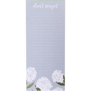 Graphique Magnetic Notepad – Peanuts Gang Grocery and Shopping List – Fun Decorative To-Do List – Perfect House Warming Gifts – 100 Tear off Sheets (4″ x 9.25″ x .5″)(White Hydrangeas)