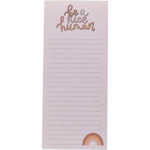 Graphique Magnetic Notepad – Peanuts Gang Grocery and Shopping List – Fun Decorative To-Do List – Perfect House Warming Gifts – 100 Tear off Sheets (4″ x 9.25″ x .5″)(Nice Human)