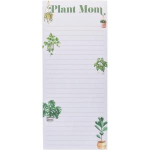 Graphique Magnetic Notepad – Peanuts Gang Grocery and Shopping List – Fun Decorative To-Do List – Perfect House Warming Gifts – 100 Tear off Sheets (4″ x 9.25″ x .5″)(Plant Mom)
