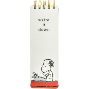 Graphique Peanuts Snoopy Typewriter Reporter Journal, Charles Schulz Design & “Write it Down” Title, Embellished Gold Foil Portable Notebook, 150 Lined Sheets w/ Matching Cover Designs, 3″ x 8.75