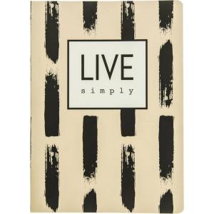 Graphique Soft Cover Journal, Peanuts Typewriter Design – 200 Ruled Pages, Cute Snoopy Design on Cover, 6″ x 8.25″ x .5″ – Durable Notebook for Notes, Lists, Recipes, and More(Live Simply)