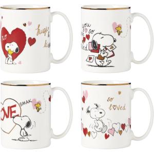 Lenox 846712 Snoopys Love Figurine by Lenox(Mugs  Set of 4)