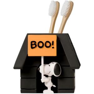 Peanuts Snoopy Toothbrush Holder – Makeup Brushes/Pens Tumbler, (Officially Licensed Product) by Franco Collectibles(Black – Peanuts Halloween)