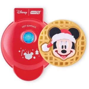 Peanuts x Dash Mini Waffle Maker(Red Mickey in Santa Hat)