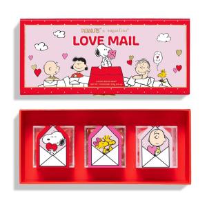 Peanuts x Sugarfina Love Mail 3 Piece Candy Bento Box | Peanuts Valentine’s Day