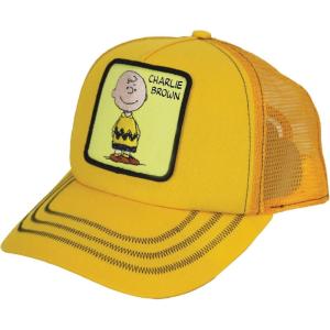 Peter Grimm Peanuts Cartoon Collection Trucker Hat – Adjustable Baseball Cap(Charlie Brown)