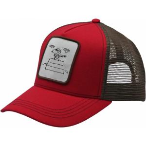 Peter Grimm Peanuts Cartoon Collection Trucker Hat – Adjustable Baseball Cap(Red Barron)