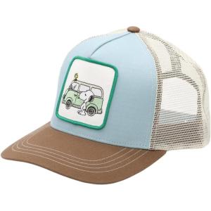 Peter Grimm Peanuts Cartoon Collection Trucker Hat – Adjustable Baseball Cap(Snoopy Bus)