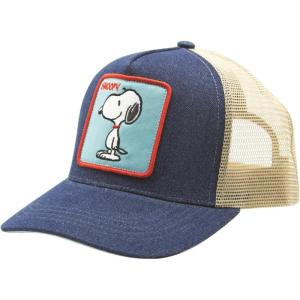 Peter Grimm Peanuts Cartoon Collection Trucker Hat – Adjustable Baseball Cap(Snoopy Denim)