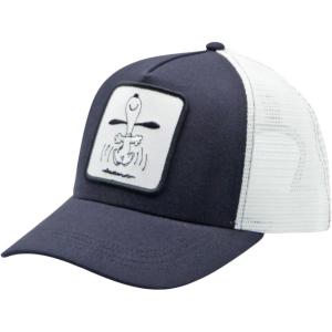 Peter Grimm Peanuts Cartoon Collection Trucker Hat – Adjustable Baseball Cap(Snoopy Jiggy Navy)